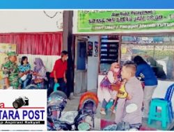 Dukung Vaksinasi Covid 19, Babinsa Koramil Wlingi Dampingi Warga Binaannya