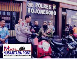 Polres Bojonegoro Ungkap Kasus Curanmor di 33 TKP, Tiga Tersangka Berhasil Diamankan