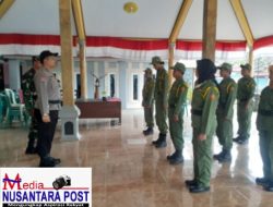 KEPALA DESA PAKISAJI BESERTA BABINSA DAN BABINKAMTIBMAS MELAKSANAKAN BINTEK LINMAS