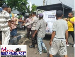 Jum’at Berkah, Polisi Kediri Ajak Masyarakat Peduli Sesama