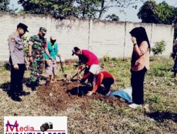 Bhabinkamtibmas Polsek Udanawu Hadiri Kediri Kegiatan Tanam Pohon