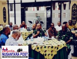 Pangdam Kasuari Lakukan Pertemuan Lintas Tokoh dan Pelajar Provinsi PB : Tenang dan Damai Jangan Biarkan Berhenti