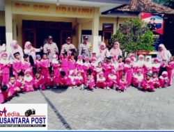 Perkenalkan Kepolisian Ke Anak2 Polsek Udanawu Terima Kunjungan KB Ma.arif Bakung