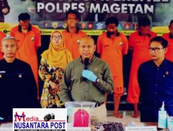 Operasi Pekat, Polres Magetan Berhasil Amankan Pelaku Judi di Tiga TKP