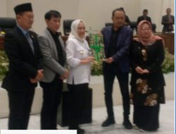 Rapat Paripurna Istimewa Penyampaian Rekomendasi DPRD Kabupaten Bojonegoro Atas LPKJ Bupati Tahun 2022.