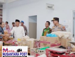 Awal Ramadhan, Kapolres Ponorogo Bersama Bupati Sidak Bahan Pokok di Pasar Legi