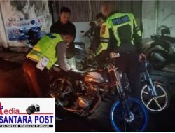 Satlantas Gelar Razia Balap Liar dan Knalpot Brong, 7 Motor diamankan