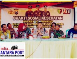 Polresta Sidoarjo Bersama IJTI Gelar Bakti Kesehatan Cegah Stunting