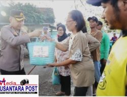 Polres Kediri Kota Patroli Kamtibmas di Bulan Ramadhan Sambil Berbagi Berkahz