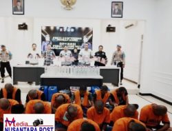 Polres Ponorogo Berhasil Ungkap 22 Kasus Saat Operasi Pekat Semeru 2023