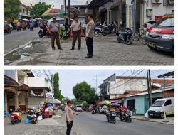 Personil Polsek Gadingrejo Laksanakan Patroli Dan Pam Di Pasar Takjil
