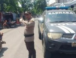 Patroli Jam Rawan Polsek Lekok Atisipasi Gangguan Kamtibmas