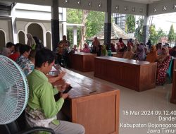 Bansos tahap pertama untuk lansia cair di kec dander
