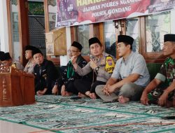 Jum’at Curhat, Kapolres Nganjuk Ajak Mewaspadai Bencana Akibat Curah Hujan Tinggi