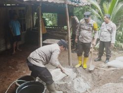 Polres Pacitan Peduli, Warga Penyandang Cacat Terima Bantuan Renovasi Dapur