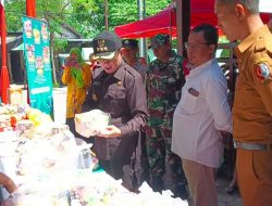 Di Balai Desa Tanjungharjo, Pemkab Bojonegoro Gelar Pasar Murah