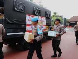 Peduli Korban Banjir di Jateng, Polres Jombang Kirim Bantuan