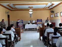 Pererat Silaturahmi Dengan Masyarakat, Polres Kediri Gelar Minggu Kasih di Gereja Santo Andreas Kunjang