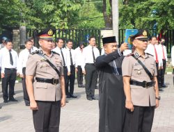Kapolres Nganjuk Pimpin Serah Terima Jabatan Kasat Intelkam