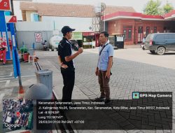 Polres Blitar Kota Cek SPBU Hindari Kecurangan Bensin Campur Air
