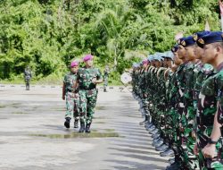 Wakil Komandan Pasmar 3 Hadiri Upacara Pembukaan Dikmata TNI AL Satdik 3 Sorong
