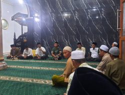 Danramil 0818/28 Bersama Muspika Karangploso Gelar Safari Ramadhan di Masjid Al -Ijabah Bocek