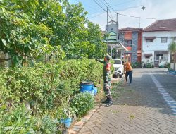 Babinsa 0818/05 Kepanjen Serda Faruq Giat karya Bakti Bersama warga Binaan