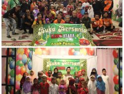 Dibulan Suci Ramadhan, Komunitas Ojol ( Ojek Online ) Tleser Utara Buka Bersama Dengan Anak Yatim