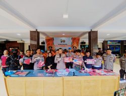 Operasi Pekat Semeru 2024 Polres Lumajang Berhasil Amankan Puluhan Tersangka