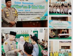 Polres Kediri Gelar Peringatan Nuzulul Qur’an dan Santunan Anak Yatim