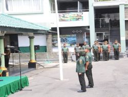 Dandim 0808/Blitar Pimpin Korps Raport Kenaikan Pangkat