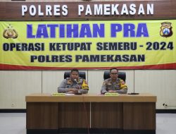 Jelang Ops Ketupat Semeru 2024, Kapolres Pamekasan Pimpin Langsung Pelatihan Pra Operasi