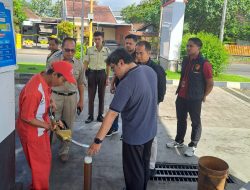 Polres Bondowoso Sidak SPBU, Pastikan Keakuratan Pengisian dan Kualitas BBM