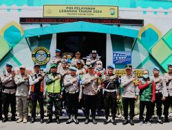 Ops Ketupat Semeru 2024, Kapolres Kediri Kota Dampingi Div Propam Polri Pengecekan di Pos Pelayanan