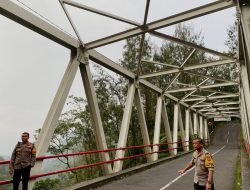 Kapolres Mojokerto Pantau Jalur Ekstrem Mojokerto – Batu di Operasi Ketupat Semeru 2024