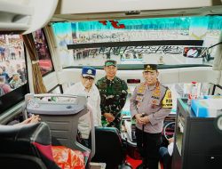 Tindaklanjuti Arahan Presiden, Kapolri Lepas Mudik Gratis Polri Presisi