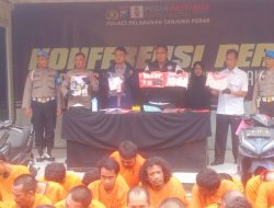 Jajaran Polres Pelabuhan Tanjung Perak Ungkap Kasus Selama Operasi Pekat Menjelang Hari Raya iedul Fitri .