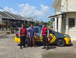 Polres Bondowoso patroli pemukiman yang di tinggal mudik lebaran