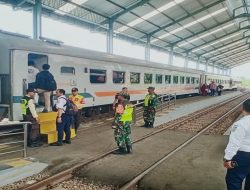 Kodim 0808/Blitar Terjunkan Anggota Amankan Arus Balik Lebaran