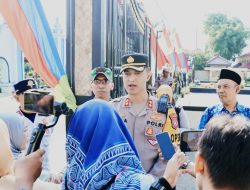 Mudik Ceria Penuh Makna, Kapolres Magetan dan Forkopimda Antar 350 Pemudik Balik Gratis ke Surabaya