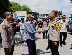 Cek Pelayanan Publik Pasca Libur Lebaran, Kapolres Kediri Kota Sapa Masyarakat