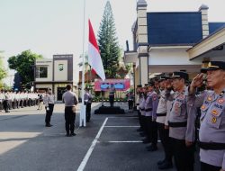 Pimpin Upacara HKN, Kapolres Kediri Kota Sampaikan Terimakasih Ops Ketupat Semeru 2024 Berjalan Aman Lancar