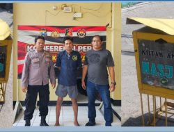 Polsek Kenjeran Berhasil Mengamankan Seorang Residivis Yang Melakukan Percobaan Pencurian Kotak Amal