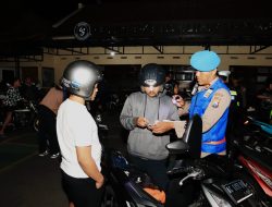 Jaga Kondusifitas WilayahPolres Kediri Kota Gelar Patroli Harkamtibmas