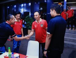 Nobar Timnas Indonesia U-23 Vs Uzbekistan U-23 Bareng Wartawan, Kadiv Humas Bicara Persatuan Bangsa