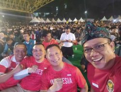 Forkopimda Kab Bandung Bersama Ribuan Masyarakat Nobar Timnas Indonesia vs Uzbekistan
