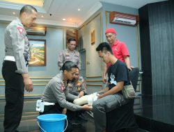 Sambut Hari Bhayangkara Ke-78, Polresta Malang Kota Beri Kaki Palsu Untuk Puluhan Disabilitas