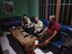 Patroli Harkamtibmas, Polsek Purwoasri Antisipasi 3C dan Berikan Imbauan Kamtibmas