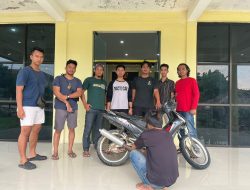 Unit Reskrim Polsek Simpang Pematang Polres Mesuji, Berhasil Mengungkap Dan Menangkap Pelaku Curat Non TO Pada awal Ops Sikat Krakatau 2024