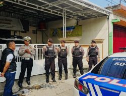 Polres Nganjuk Lakukan Sterilisasi Gereja untuk Kenyamanan Beribadah Kenaikan Isa Al Masih